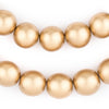 Gold Natural Wood Beads (20mm)