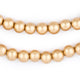 Gold Natural Wood Beads (8mm)