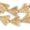 Brass Triangular Baule Beads (27x26mm)