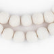 White Round Natural Wood Beads (10mm) - The Bead Chest