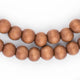 Light Brown Natural Wood Beads (8mm) - The Bead Chest