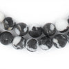 Round Matte Zebra Jasper Beads (8mm)