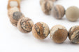 Round Matte Picture Jasper Beads (10mm) - The Bead Chest