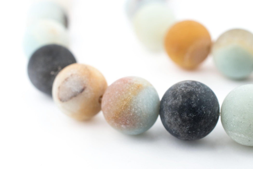 Spherical Amazonite Stone Beads (10mm) - The Bead Chest