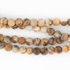 Round Matte Picture Jasper Beads (4mm)