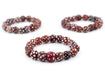 Red Antique Venetian Skunk Beads (Stretch Bracelet) - The Bead Chest