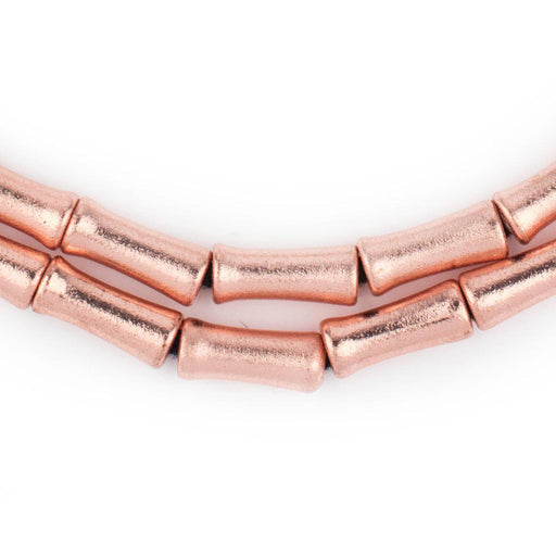 Copper Bamboo-Shaped Beads (12x5mm)