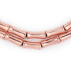 Copper Bamboo-Shaped Beads (12x5mm)