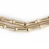 Gold Bamboo-Shaped Beads (12x5mm)