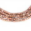 Rounded Copper Cube Beads (3mm)