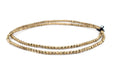 Smooth Antiqued Brass Bicone Beads (4.5mm, 16 Inch Strand) - The Bead Chest