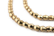 Smooth Antiqued Brass Bicone Beads (4.5mm, 16 Inch Strand) - The Bead Chest