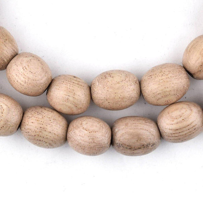 Oval Rosewood Beads (10x8mm) - The Bead Chest