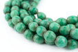 Green Aqua Naga Bead Necklace - The Bead Chest