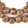 Round Natural Palm Wood Beads (10mm)