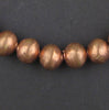 Round Copper Artisanal Ethiopian Beads (12x14mm)