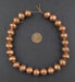 Round Copper Artisanal Ethiopian Beads (12x14mm) - The Bead Chest
