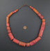 Yoruba Mock Coral Beads (Extra Large) - The Bead Chest