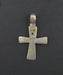 Silver Engraved Ethiopian Cross Pendant (Circle & Arrow) - The Bead Chest