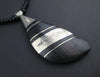 Tuareg Ebony Silver Inlaid Pendant
