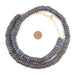 Awalleh Style Sliced Brown Krobo Beads (12mm) - The Bead Chest