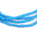 Brilliant Blue Ghana Glass Beads (2 Strands) - The Bead Chest