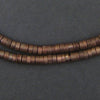 Antiqued Copper Snake Disk Beads (5mm)