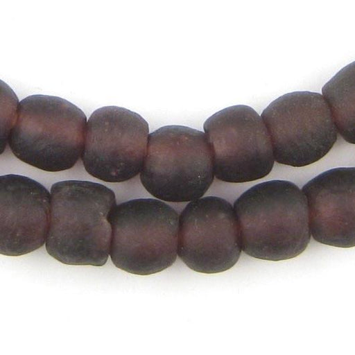 Purple Recycled Glass Beads (9mm) - The Bead Chest