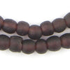 Purple Recycled Glass Beads (9mm)