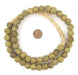 Woven Round Ghana Brass Filigree Beads (14mm) - The Bead Chest