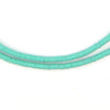 Turquoise Vinyl Phono Record Beads (3mm)