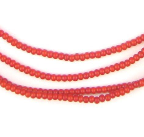 Tiny Red White Heart Seed Beads (2mm) — The Bead Chest