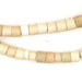 Old White Nigerian Goomba Beads - The Bead Chest