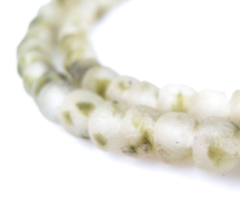 Camouflage Recycled Glass Beads (8mm) - The Bead Chest