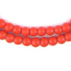 Coral Red Round Nigerian Olombo Padre Beads