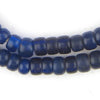 Old Semi-Translucent Navy Blue Padre Beads