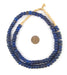 Old Semi-Translucent Navy Blue Padre Beads - The Bead Chest
