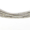 Dark Silver Heishi Ethiopian Beads (3mm)