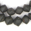 Mauritanian Inlaid Wood Bicone Beads (14x18mm)