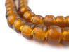 Amber Brown Padre Beads - The Bead Chest