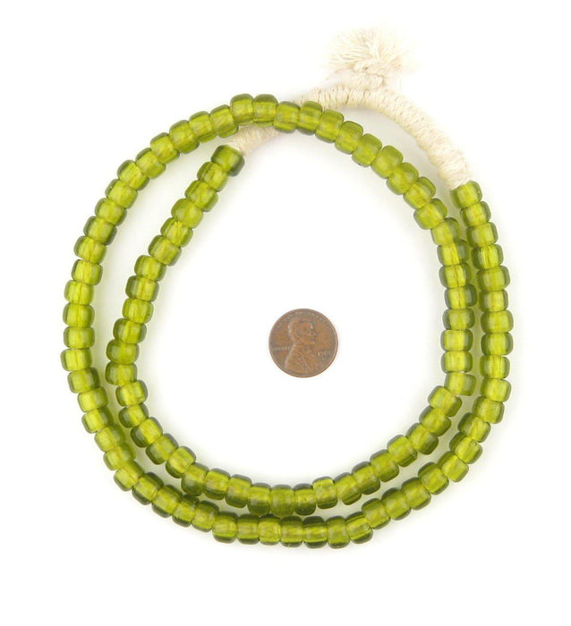 Lime Green Padre Beads - The Bead Chest