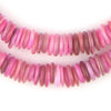 Tulip Pink Moroccan Heishi Shell Beads
