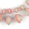 Pastel Medley Recycled Paper Beads from Uganda (Large)