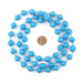 Turquoise Recycled Paper Beads from Uganda - The Bead Chest