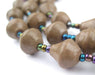 Brown Recycled Paper Beads from Uganda - The Bead Chest