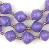 Purple Recycled Paper Beads from Uganda