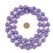 Purple Recycled Paper Beads from Uganda - The Bead Chest