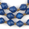Dark Cobalt Blue Recycled Paper Beads from Uganda