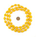 Sunshine Yellow Recycled Paper Beads from Uganda - The Bead Chest