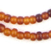Amber Cylindrical Horn Beads (6mm) - The Bead Chest